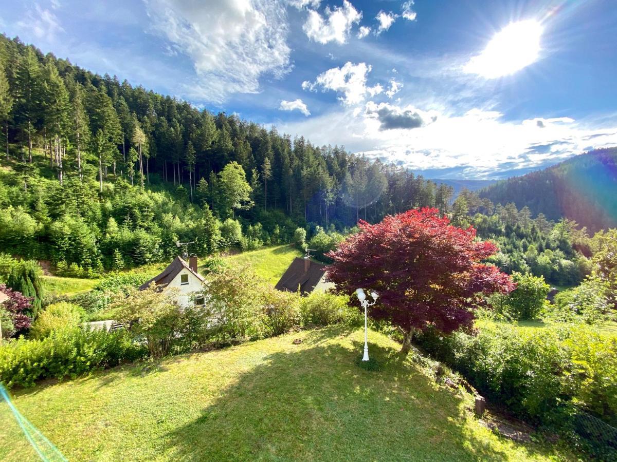 Ferienwohnung Zur Bierliebe - Mit Toller Aussicht Im Herzen Des Schwarzwaldes Hornberg Buitenkant foto