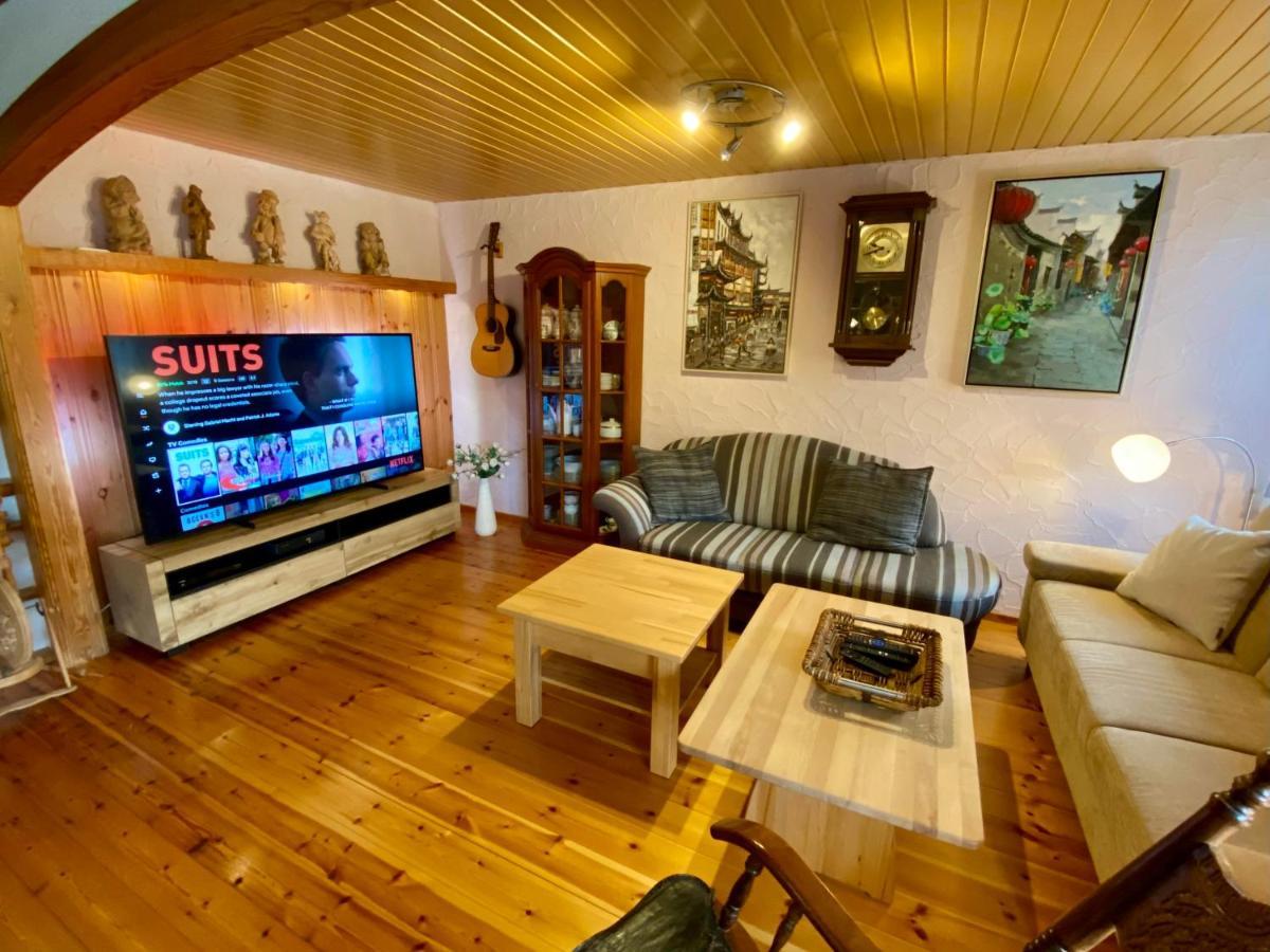Ferienwohnung Zur Bierliebe - Mit Toller Aussicht Im Herzen Des Schwarzwaldes Hornberg Buitenkant foto